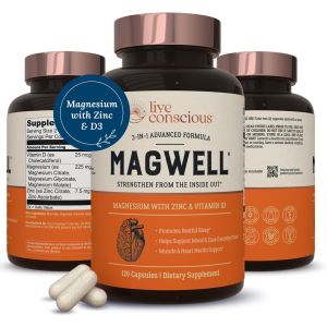 Live Conscious Magwell Magnesium Zinc & Vitamin D3